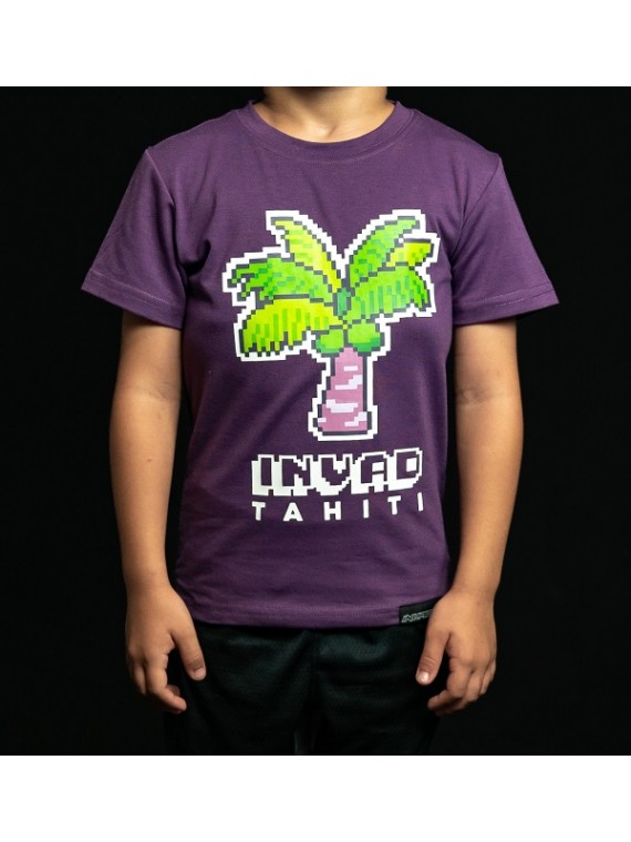 T-shirt enfant violet INVAD...