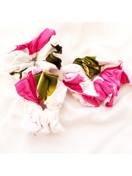 chouchou blanc et rose