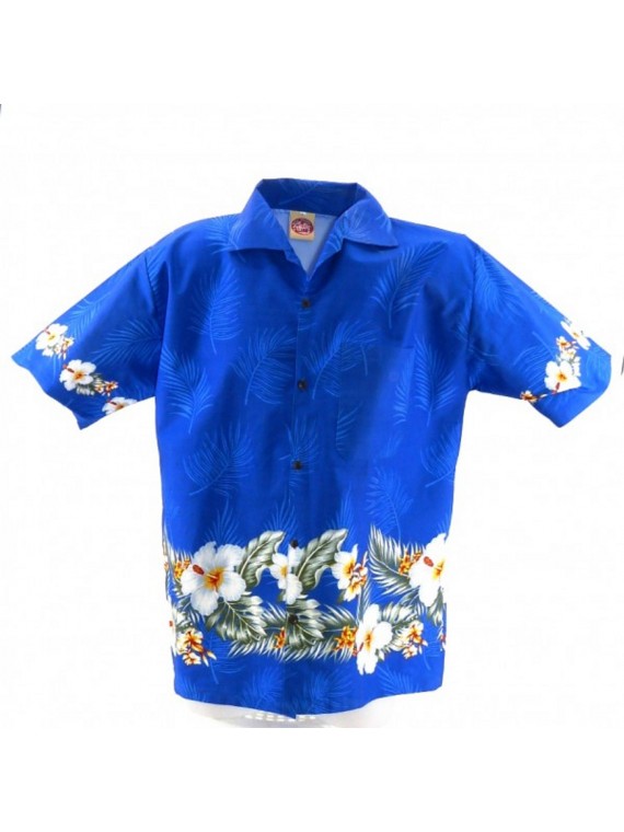 Chemise hawaïenne Frise Hibiscus