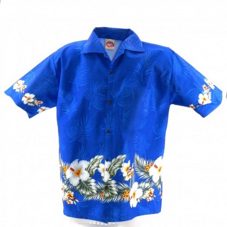 Chemise hawaïenne Frise Hibiscus