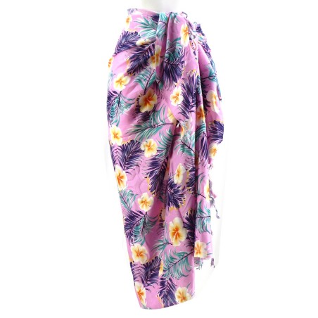 Paréo couleur rose Old WW