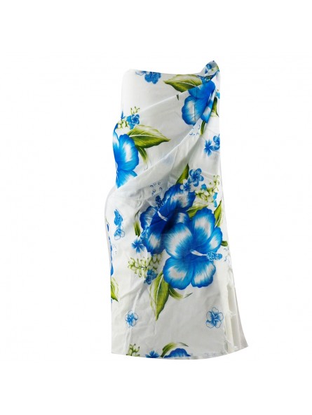 Paréo enfant turquoise bouquet