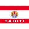 Drapeau Polynésien " TAHITI " 150 X 90 cm