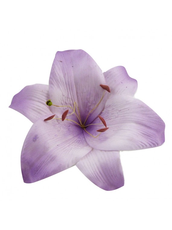 Barrette 16 cm violette Lilly