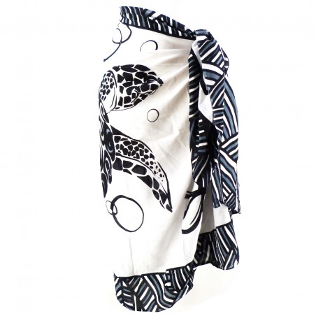 Paréo Violet très grosse tortue