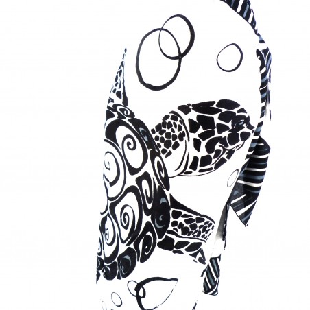 Paréo Violet très grosse tortue