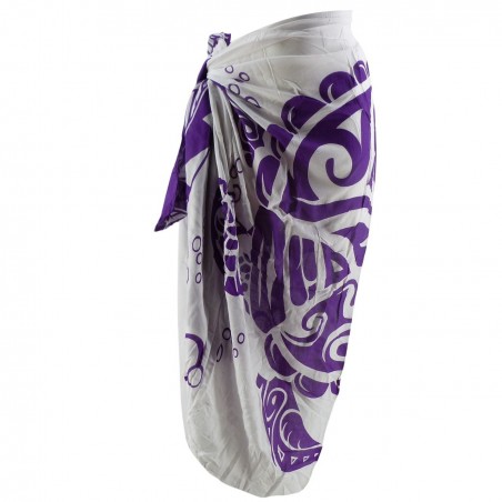 Paréo Violet très grosse tortue