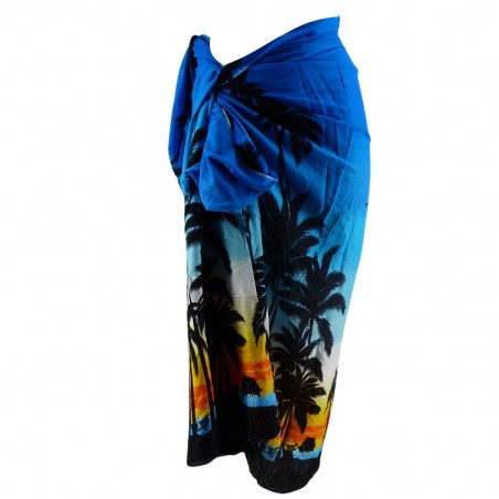 Paréo turquoise Island