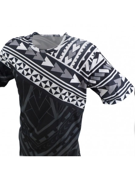 T-shirt imprimé tatouage Noir et blanc