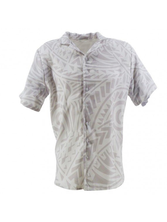 Chemise Tahitienne Blanche...
