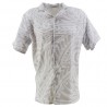 Chemise Tahitienne Blanche Tatouage