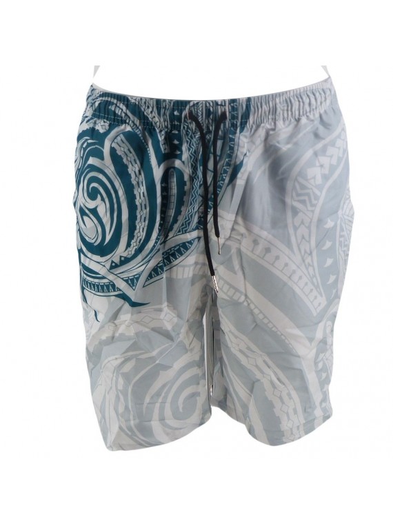 Short de bain homme Grey et Vert Tatouage