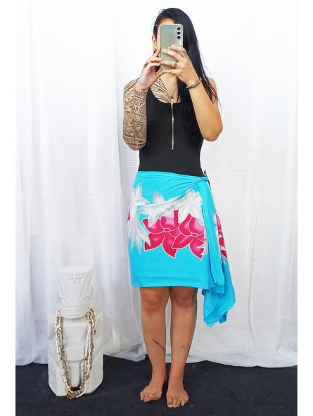 Mini paréo Turquoise tiaré