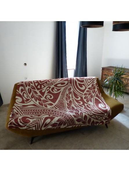 Grand Plaid Tatouage marron clair