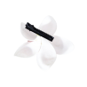 Barrette à cheveux frangipane nervurée rouge