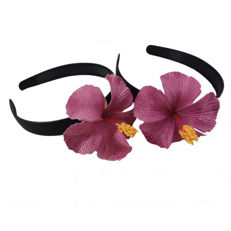 Serre Tête Hibiscus violet