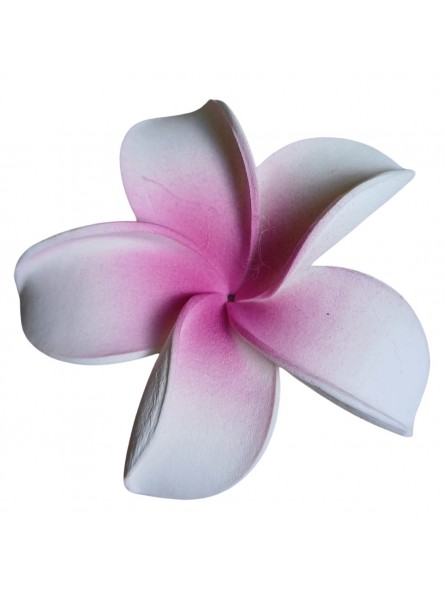 Barrette à cheveux frangipane coeur rose