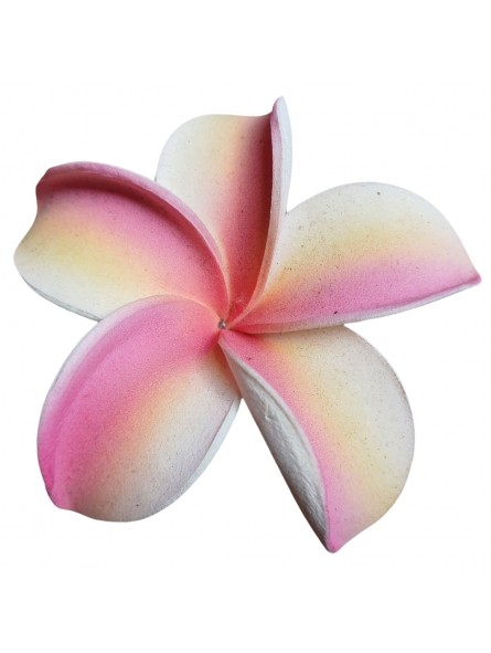 Barrette à cheveux frangipane marbré rose