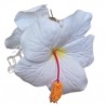 Pinces à cheveux croco hibiscus Blanc