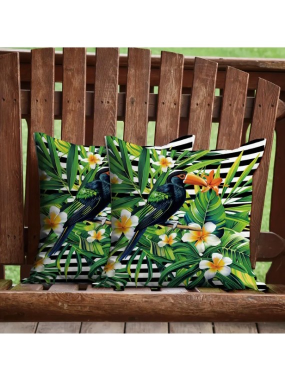 Housse de Coussin jungle et...