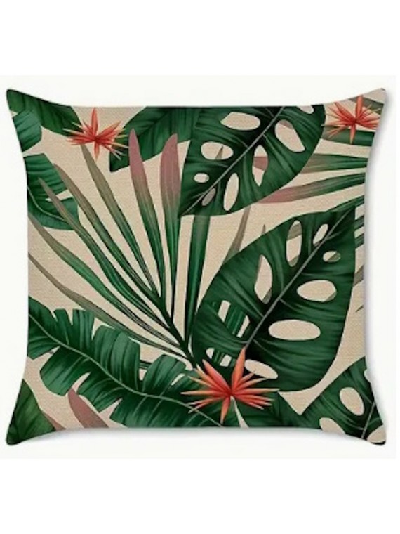 Housse de Coussin Vegetal...