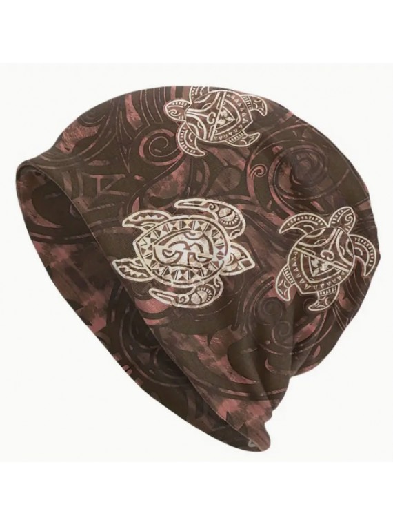 Bonnet brown tattoo tortue...