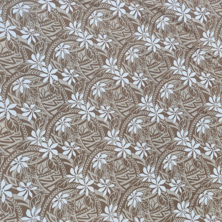 Tissu crème tiaré tatouage