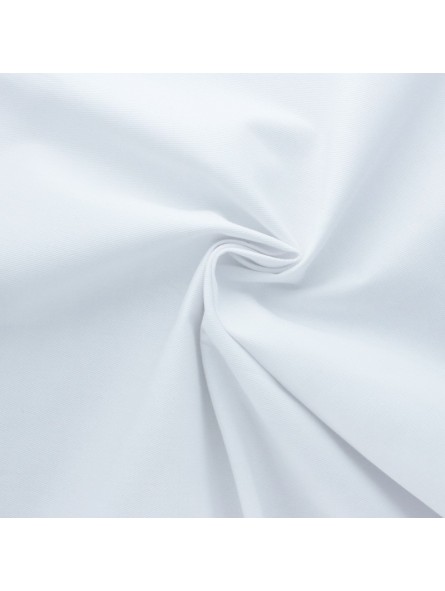 Tissu blanc fibrane uni