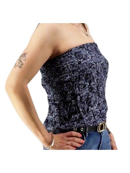 Bustier froncé femme papenoo