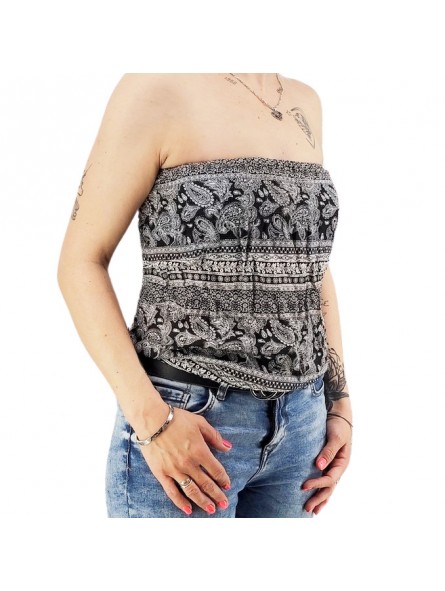 Bustier froncé femme  Tokelau