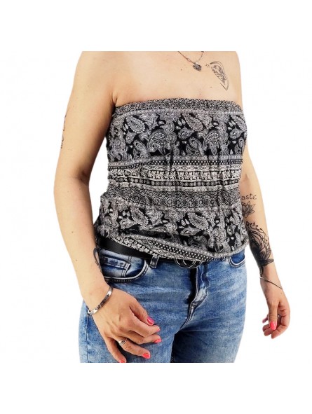 Bustier froncé femme  Tokelau