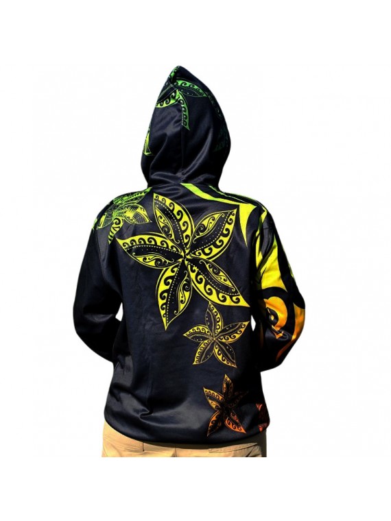 Sweat Shirt Pull capuche  mixte full color  Tiaré