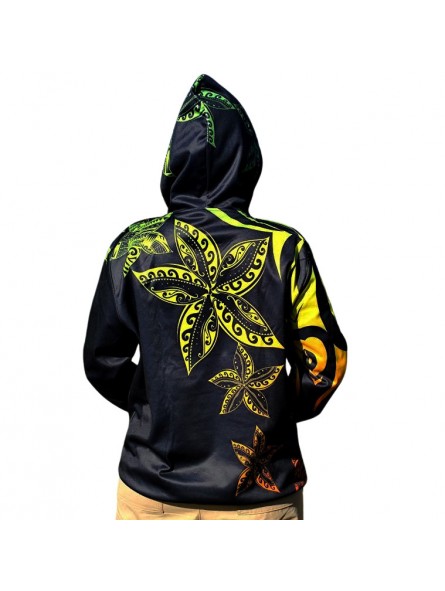 Sweat Shirt Pull capuche  mixte full color  Tiaré