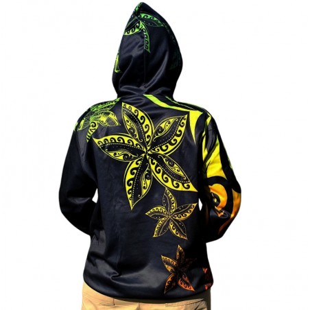 Sweat Shirt Pull capuche  mixte full color  Tiaré