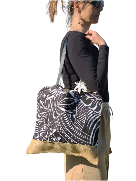 Sac cabas Polynésien réutilisable