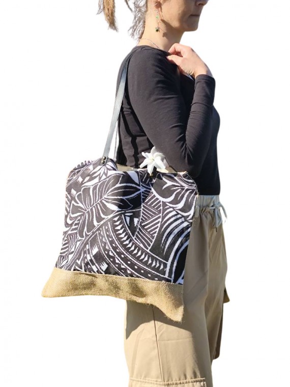 Sac cabas Polynésien réutilisable