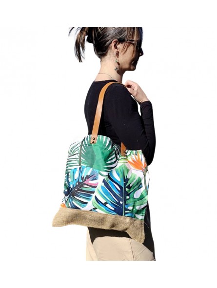 Sac cabas Polynésien réutilisable