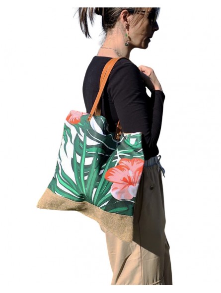 Sac cabas Polynésien réutilisable
