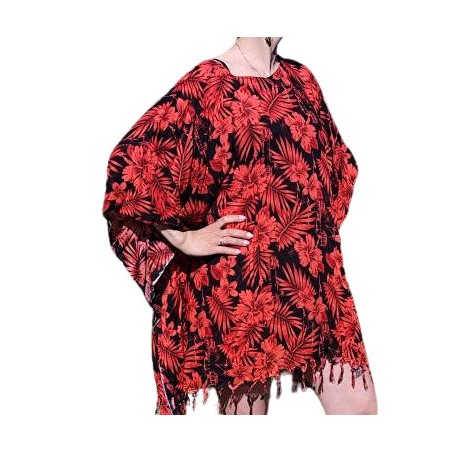Tunique Femme rouge et noir Moho Tani