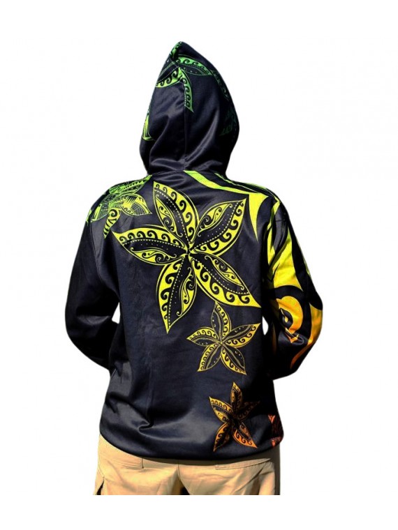 Sweat Shirt Pull capuche  mixte full color  Tiaré