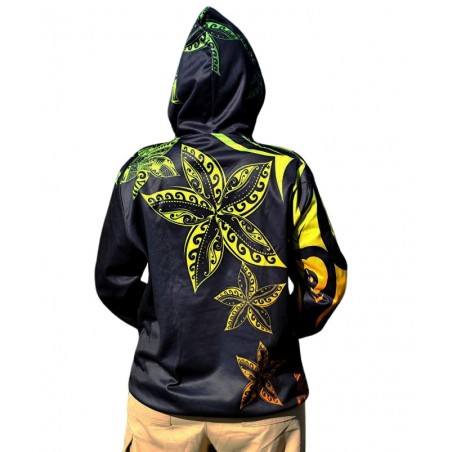 Sweat Shirt Pull capuche  mixte full color  Tiaré