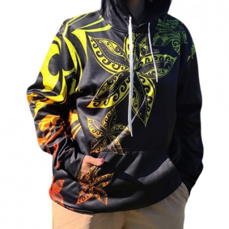 Sweat Shirt Pull capuche  mixte full color  Tiaré