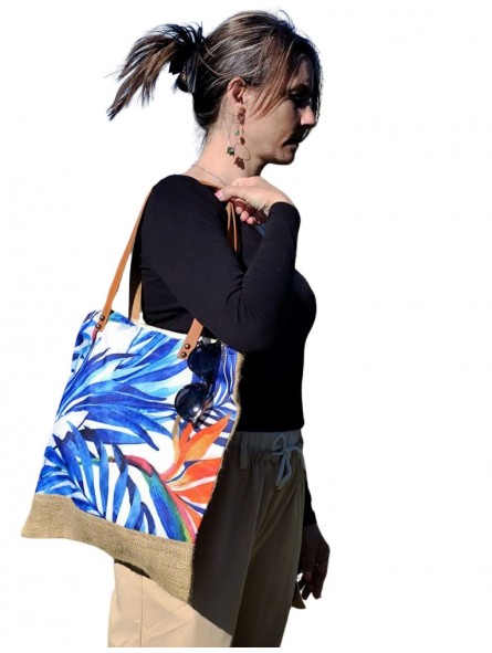 Sac cabas Polynésien réutilisable
