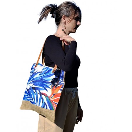 Sac cabas Polynésien réutilisable