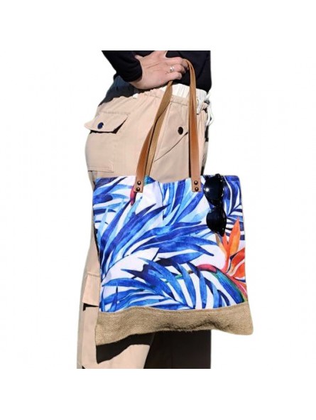 Sac cabas Polynésien réutilisable