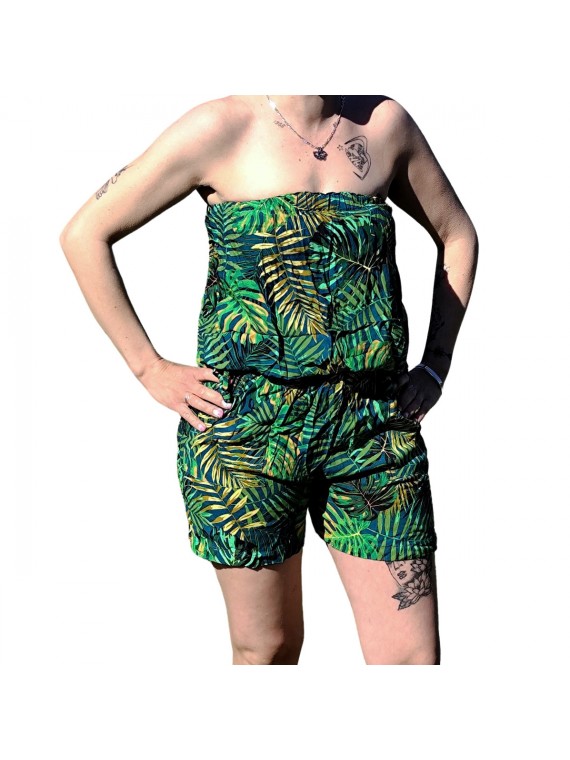 Combi-short Bustier Jungle
