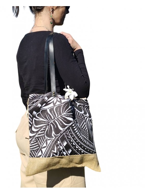 Sac cabas Polynésien réutilisable