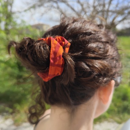 chouchou marron orangé tatouage