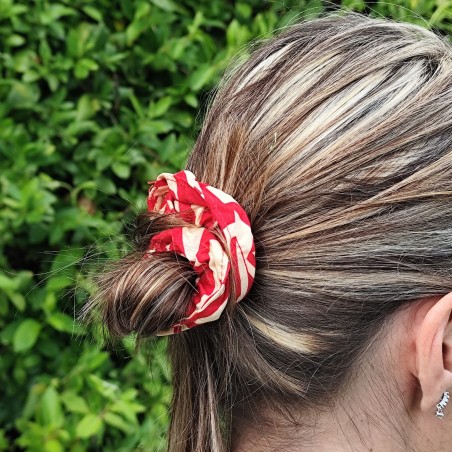 chouchou rouge et crème tatouage