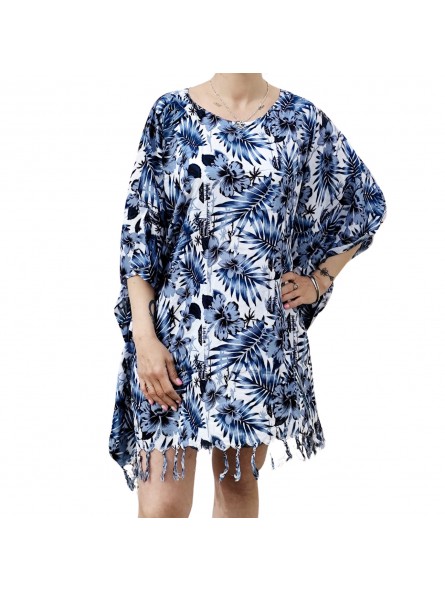 Tunique Femme blanc anthracite  Moho Tani